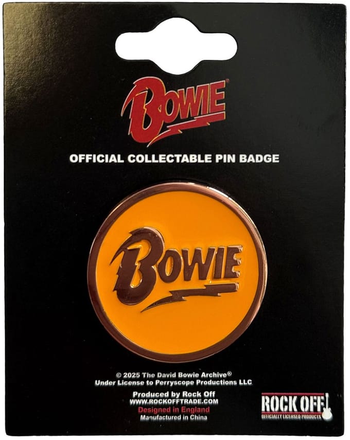 David Bowie Circle Logo - Pin