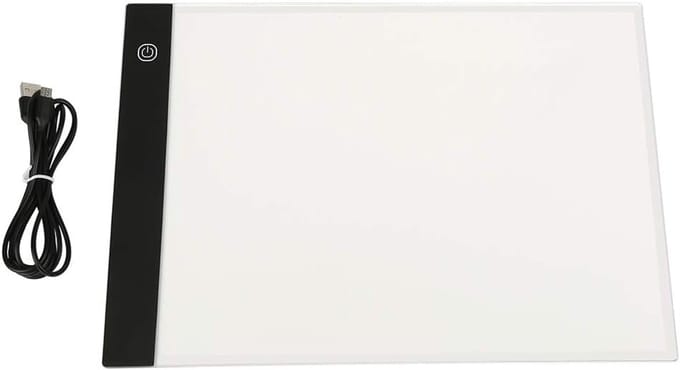 Draagbare LED Tekenplank A3 (5mm) - Instelbaar Licht voor Schetsen, Diamantschilderen en Tekenen