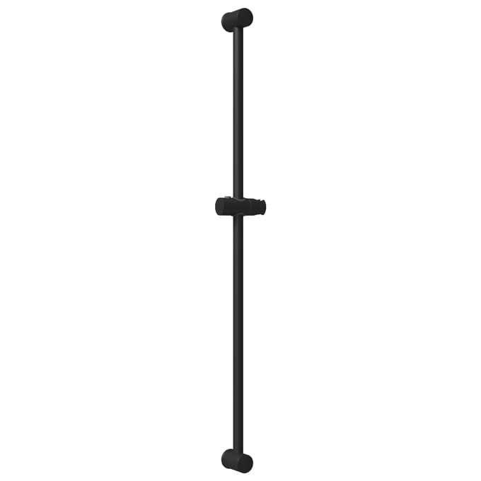 vidaXL - Douchkop - Houder - Zwart - 100 - cm - Roestvrij - staal