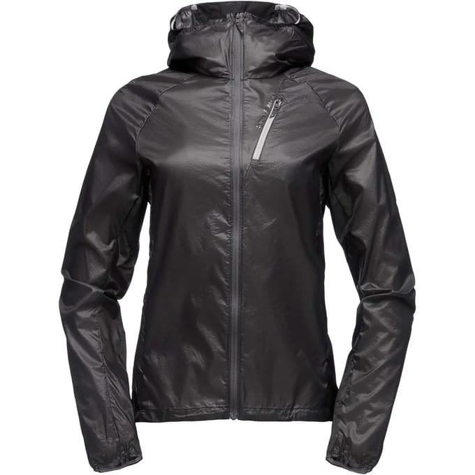 Black Diamond Distance Wind Shell Jas Zwart XS Vrouw