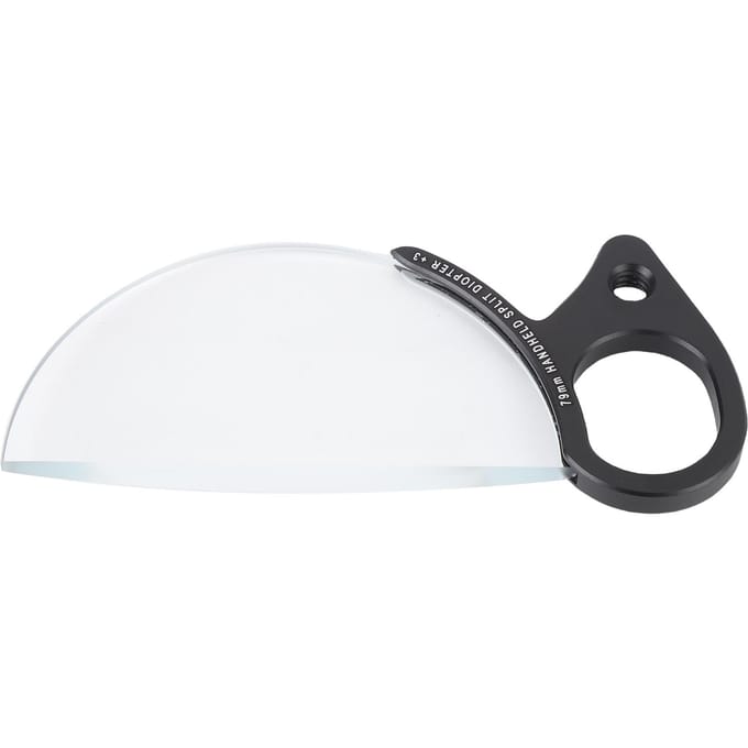 Handheld Split Diopter Lens Filter Camerafilter Accessoires Fotografie Halfrond Voorgrond white
