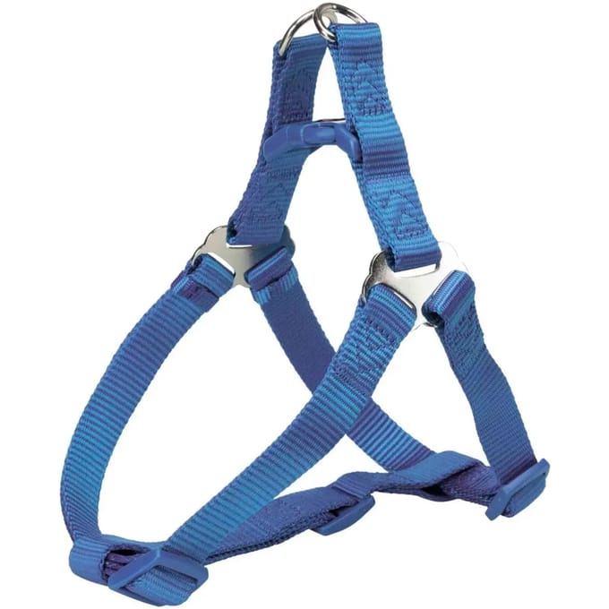 Trixie Premium One Touch harness M: 50-65 cm/20 mm royal blue