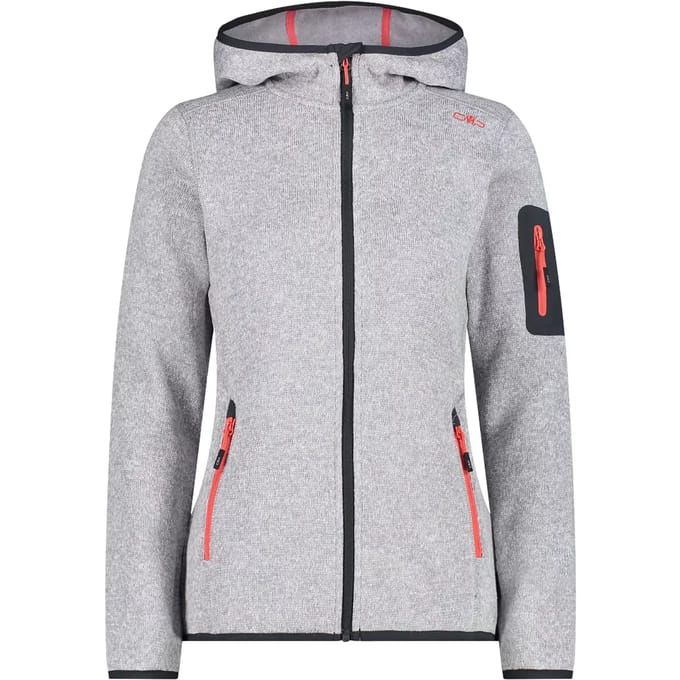 Dames fleece met capuchon CMP