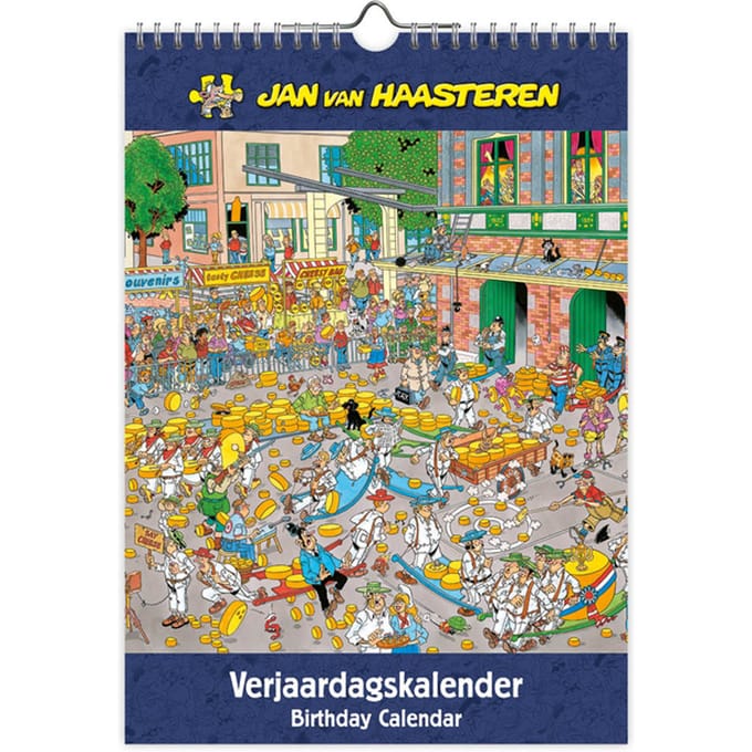 Jan van Haasteren verjaardagskalender - A4