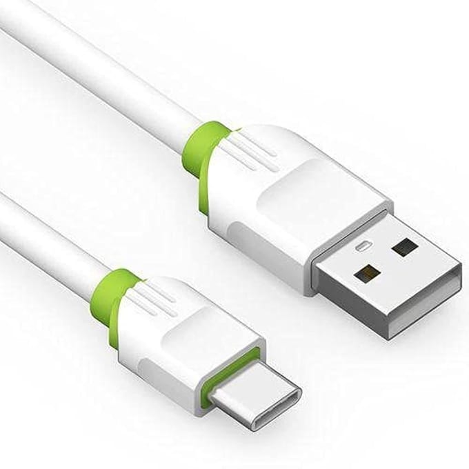 LDNIO LS35 Geschikt voor: 2 Meter USB C Kabel Snellader OplaadKabel - geschikt voor o.a Nokia 6 6.1 7 7.1 Plus 8 9