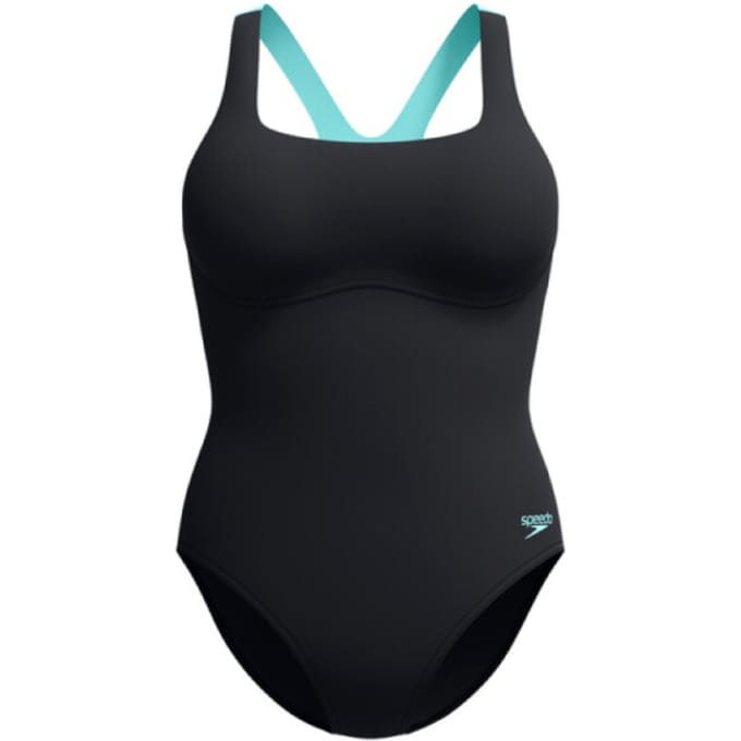 SPEEDO eco+m flex band bra swimsuit gre/grn 003713-00334