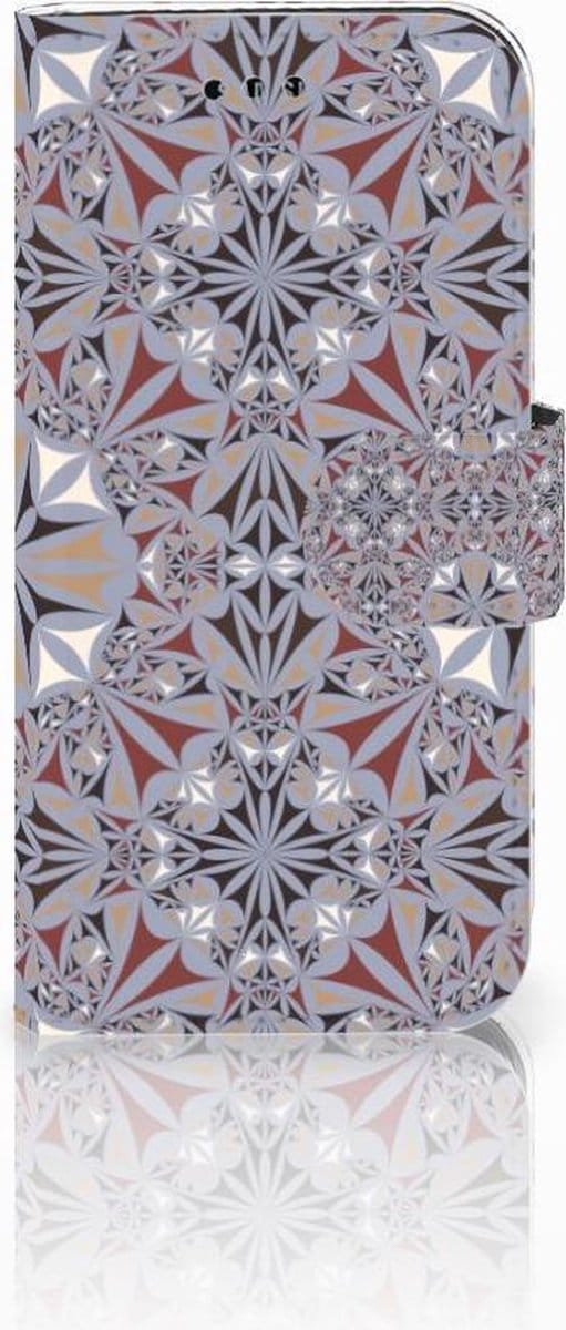 Samsung Galaxy A3 2017 Bookcase Flower Tiles