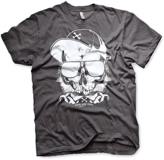 Hybris Kick Ass Crew Skull T-shirt SH-1-15593-H33-7