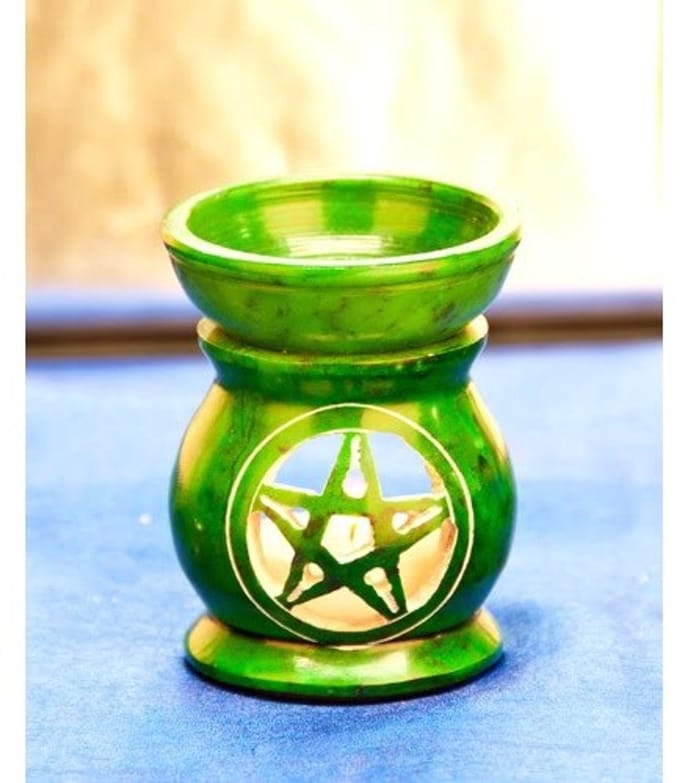 Aromalamp pentagram groen