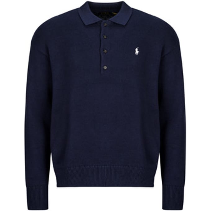 Trui Polo Ralph Lauren PULL FLAG COL POLO EN COTON LIN