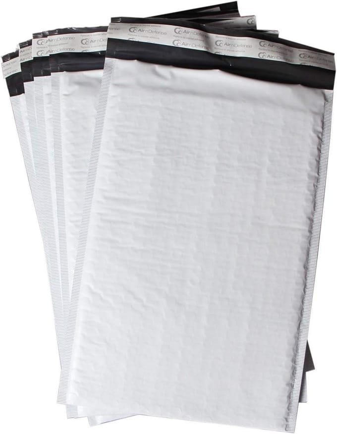 Luchtkussen Enveloppen Maat #5 - 200 Stuks - Waterdichte Verzending Mailers