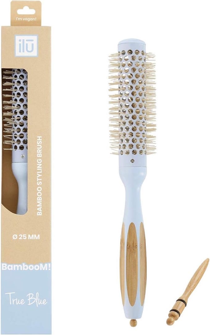 Bamboom - Styling True Blue Round Brush - 25mm