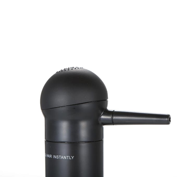 BUNEE Professionele haaropbouwende vezels Spray Atomizador Haarvezel Spray Applicator Nozzle Pomp gray