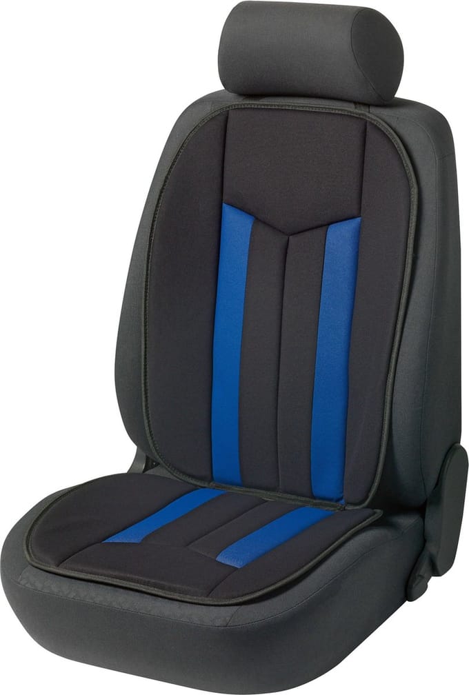 Walser Autostoelhoes Elegance Plus in blauw/zwart - 1 stuk