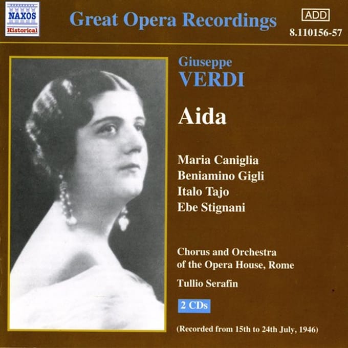 Maria Caniglia - Verdi: Aida (2 CD)