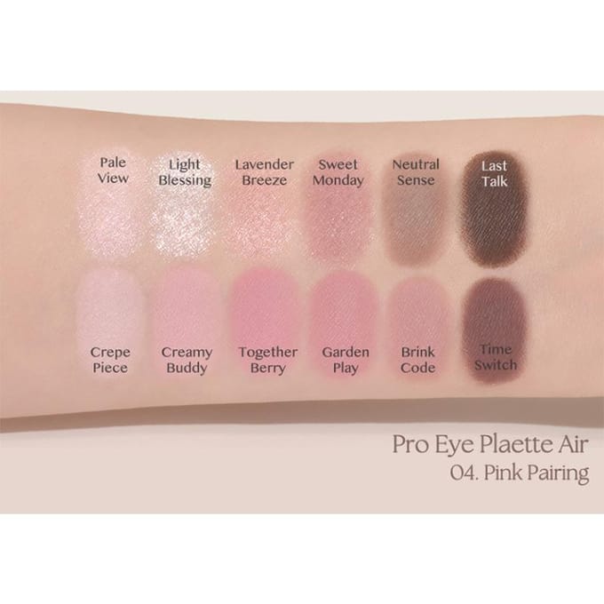 [CLIO] Pro Eye Palette Lucht (04 Roze koppeling) white