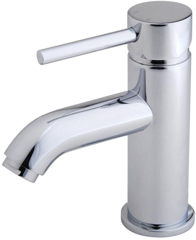 AquaVik Wastafelkraan Flod Laag Chroom
