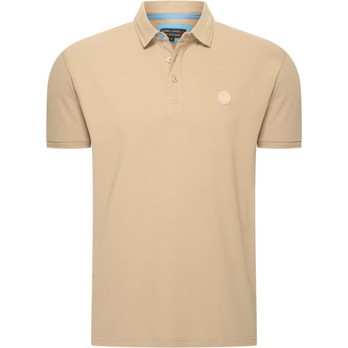 Norlund - Heren Polo SS Paladin Polo - Beige - Maat L