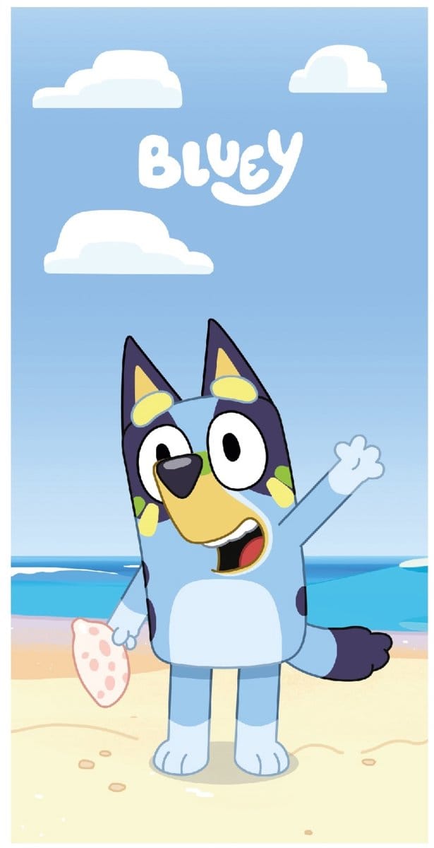 Bluey Ocean Strandlaken 70 x 140 cm - polyester