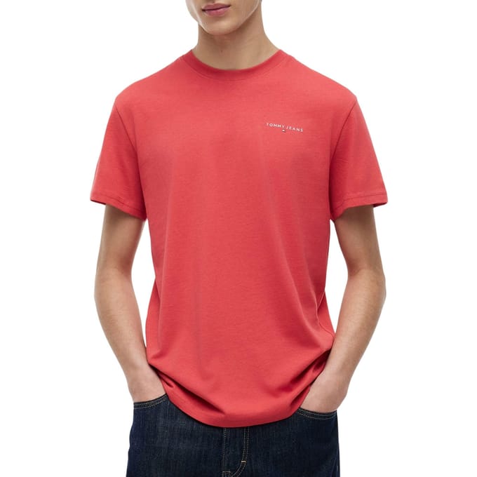 T-shirt Tommy Hilfiger Slim Linear Chest Logo Hommes