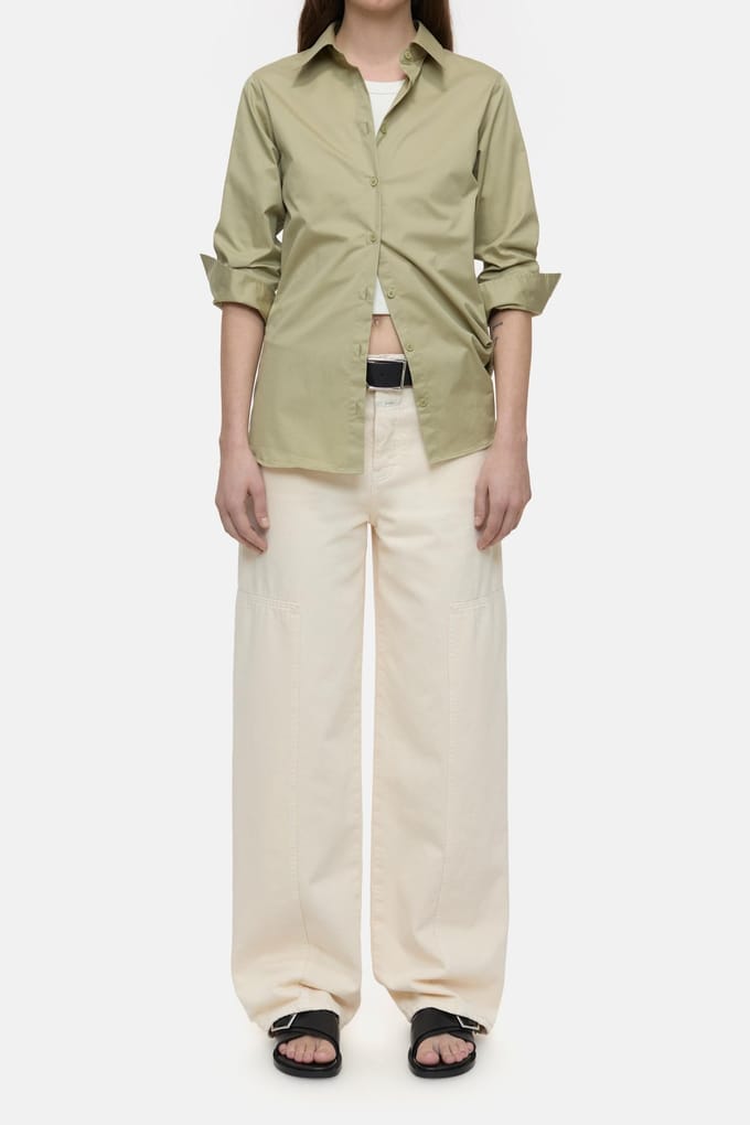 Closed Waisted Shirt Shirts & Blouses Sage Tea Taglia: M | Magliette intime Outlet | Donna | Verde