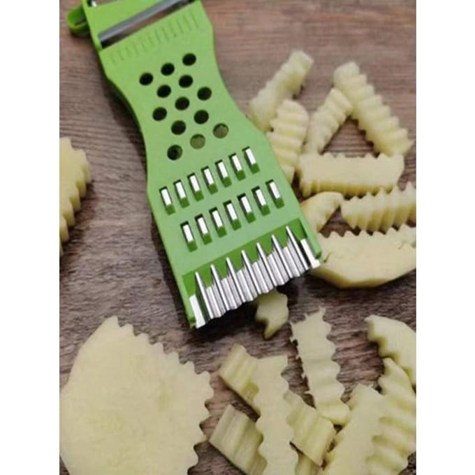 Multifunctionele Groentesnijder voor de Keuken: Wortelsnijder, Komkommersnijder, Kaasrasp, Schilmesje en Meer 17cmx7cm