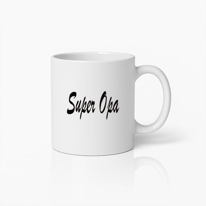 Super Opa Koffiemok – Perfect Cadeau voor Liefdevolle Grootvaders – Duurzaam en Stijlvol