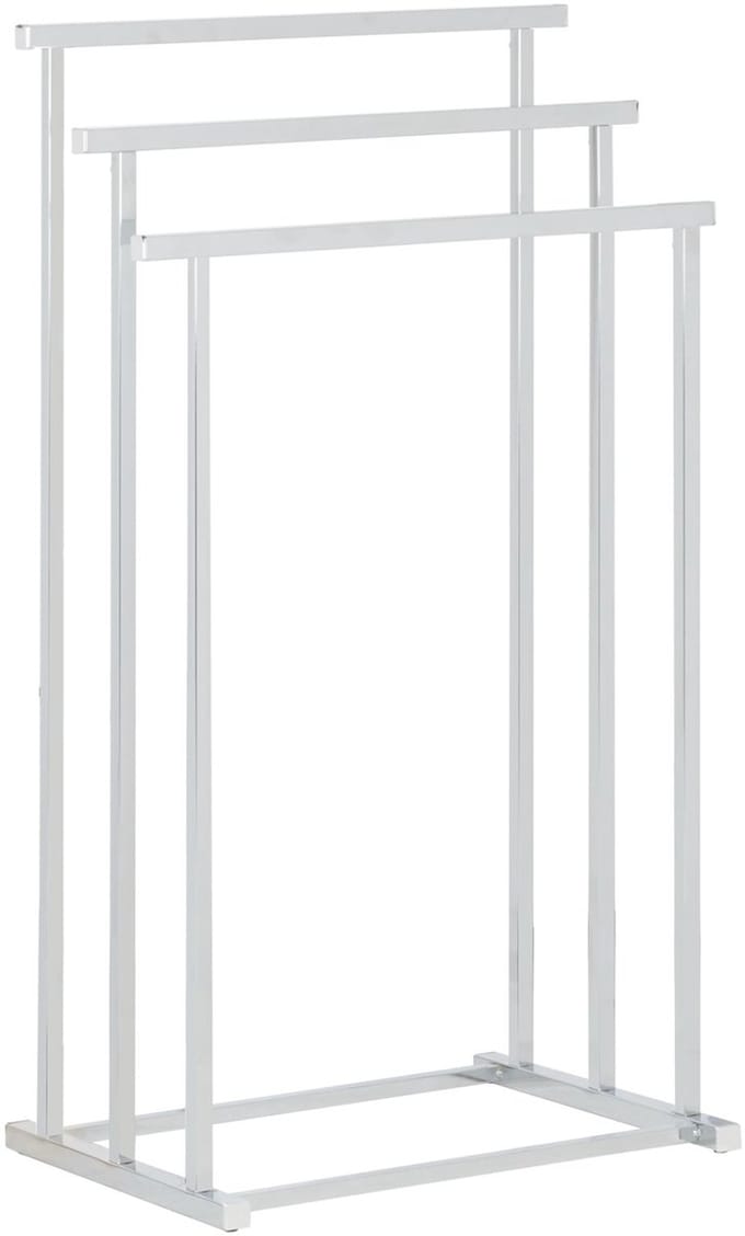 Handdoekhouder MATTIA met 3 handdoekstangen in chroom