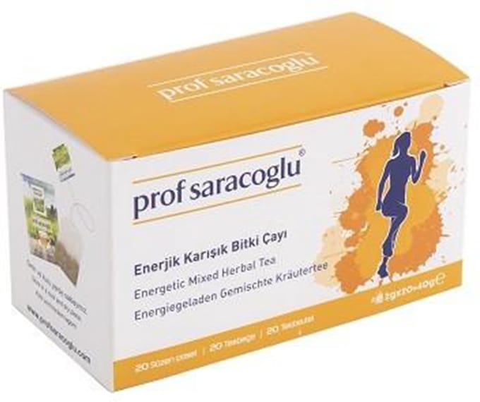 Prof. Saracoglu - Natuurlijke Energieke Thee - 20 theezakjes