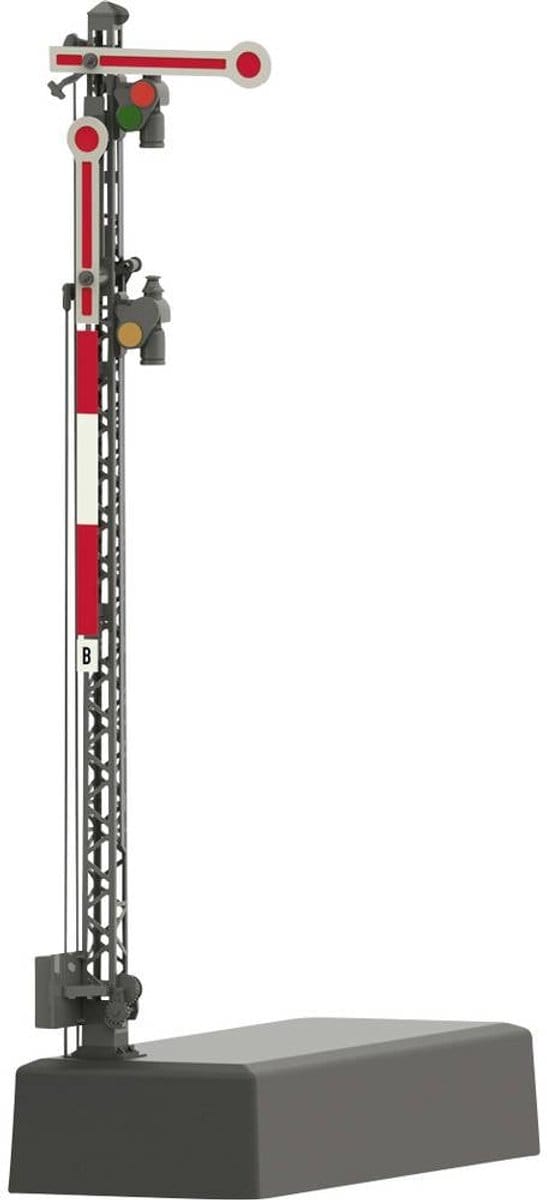 Märklin 70415 H0 Vormsein 2-armig, Mast Hoofdsein Kant-en-klaar model