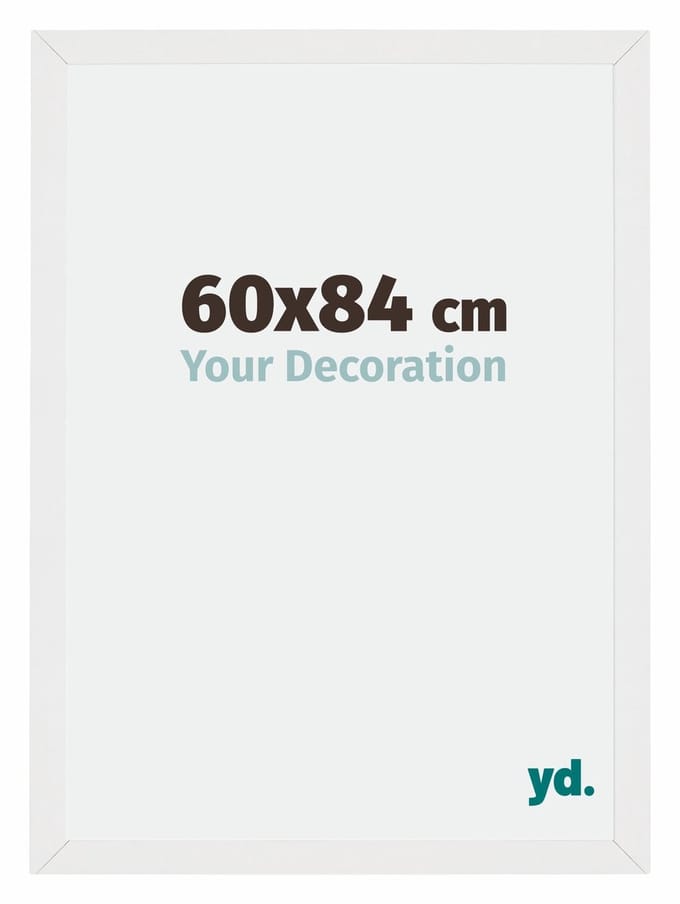 Your Decoration - Fotolijst 60x84 cm - MDF - Wit Hoogglans - Mura
