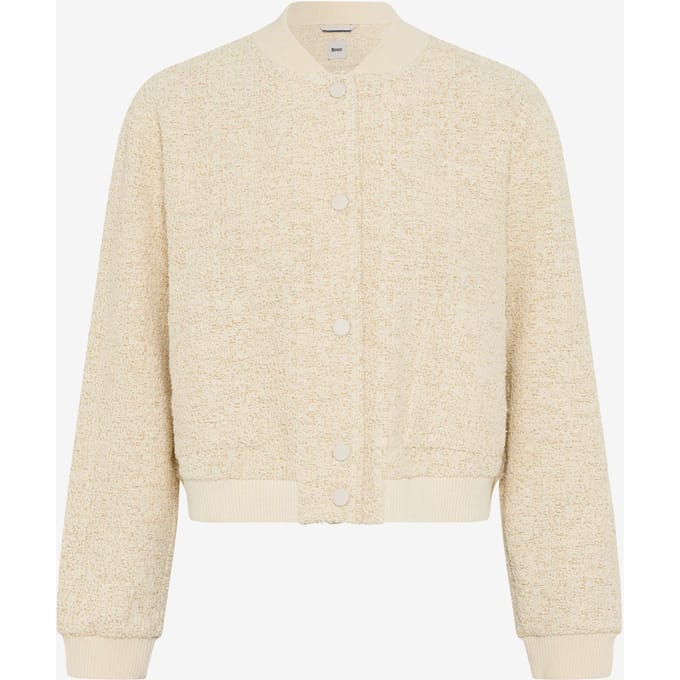 Brax Dames Blouson  Style BERNICE L soft ecru, lichtbeige, maat 48