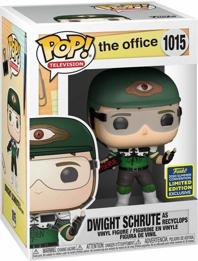 Funko Pop! Television: The Office - Dwight Schrute as Recyclops #1015 Convention Exclusive [Box cond