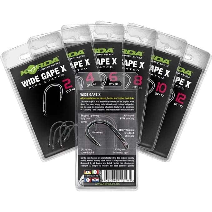 Korda Wide Gape X | Maat 10