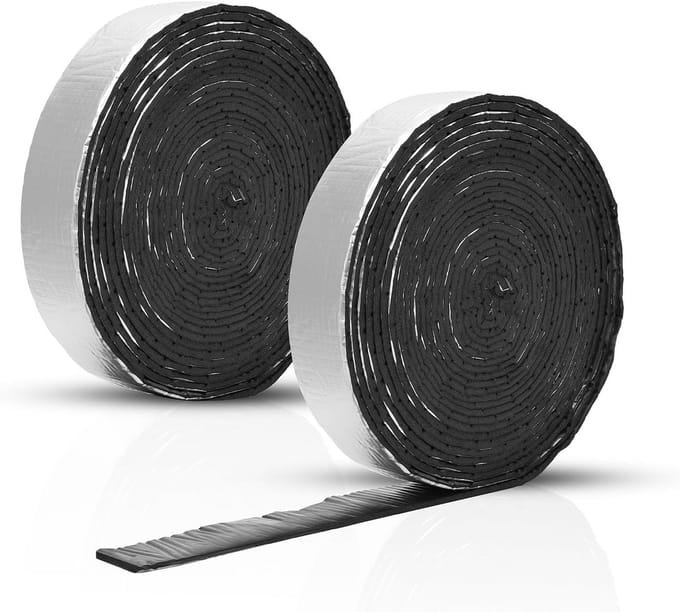 Zelfklevende Schuimrubber Isolatietape voor Leidingen - Set van 2 Rollen