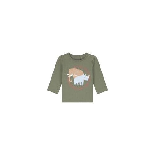 Prénatal baby shirt Light Khaki Green 56 heren