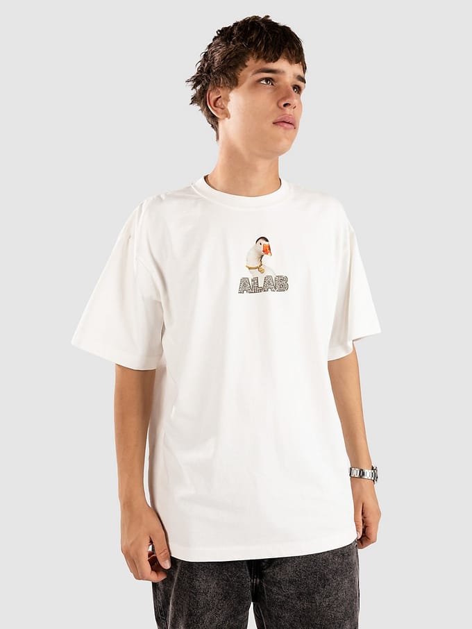 A.LAB Real Human Animals Boxy T-Shirt wit