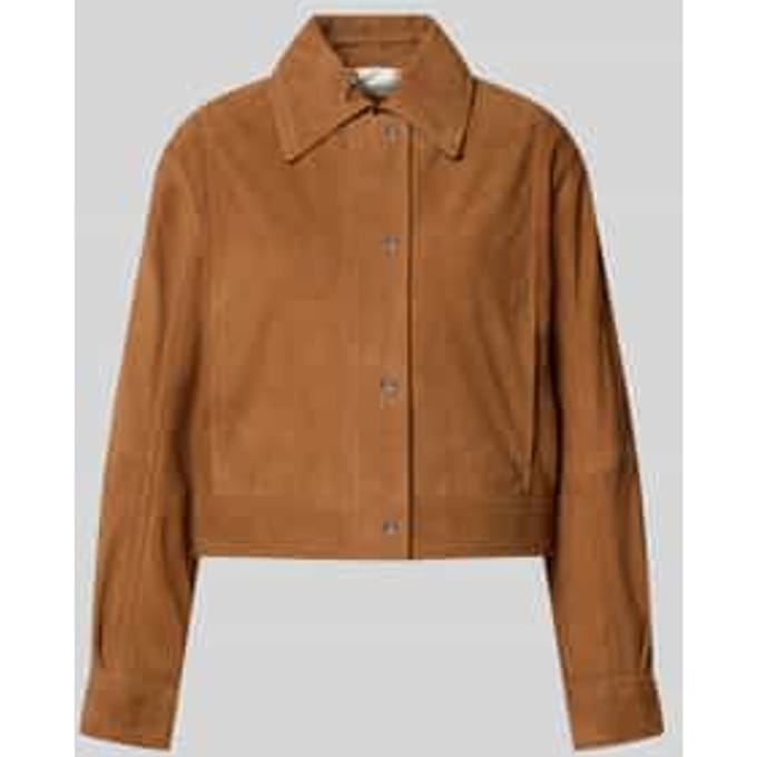 regular fit leren jack van echt geitenleer model 'C_SALISA 60
