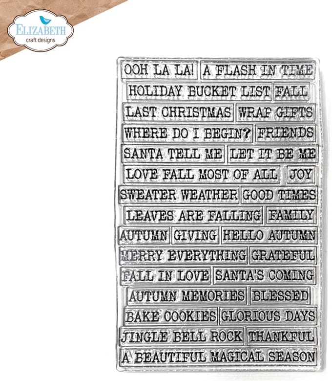 ECD Clear stamps - Journal phrases 6