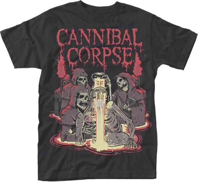 Cannibal Corpse Heren Tshirt -M- Acid Zwart