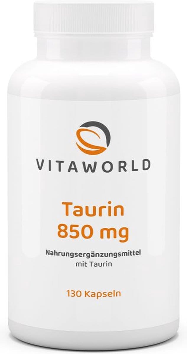 Vitaworld taurine 850mg 130 capsules