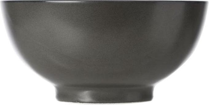 Black Bowl D15.5xh7.5cm Kom Mat Zwart