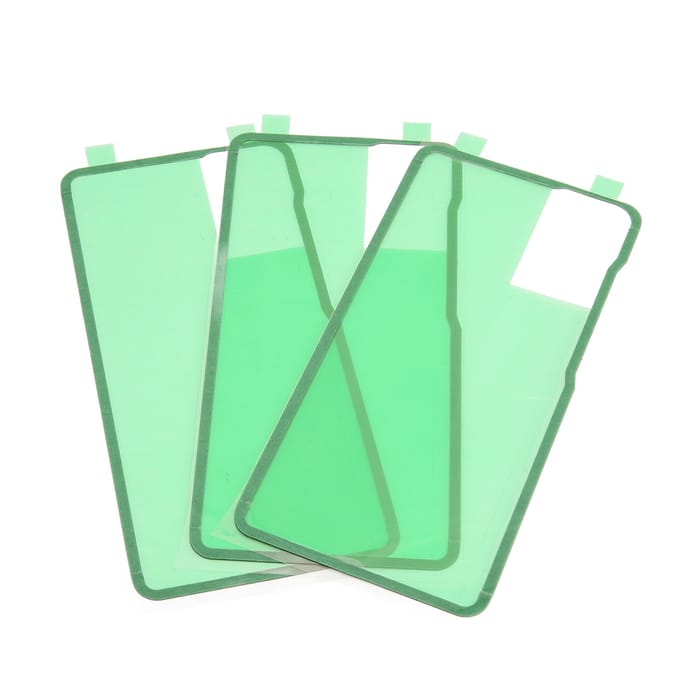 Batterij Achterkant Sticker Dubbelzijdig Voorgesneden Achterkant Kleeflijm Tape voor Samsung Galaxy beige