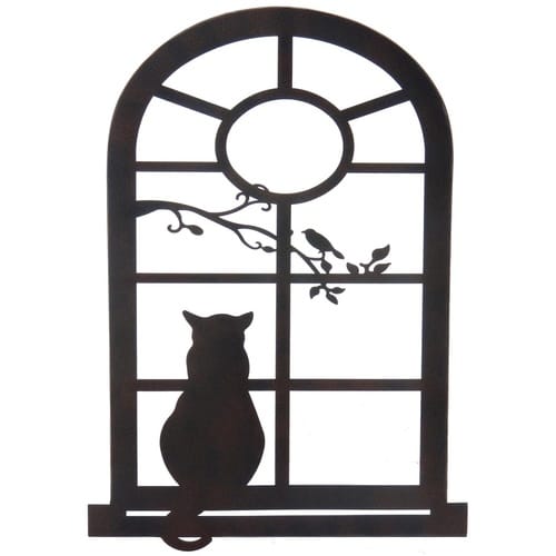 Beeldjes Signes Grimalt Silhouette Cat Orna