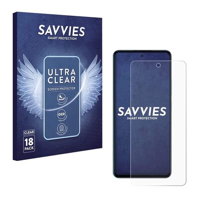 Savvies - Screenprotector voor Oppo A5 - Folie Beschermfolie transparant 18 Stuks
