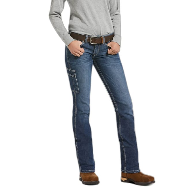 Rechte jeans voor dames Ariat Rebar DuraStretch Riveter