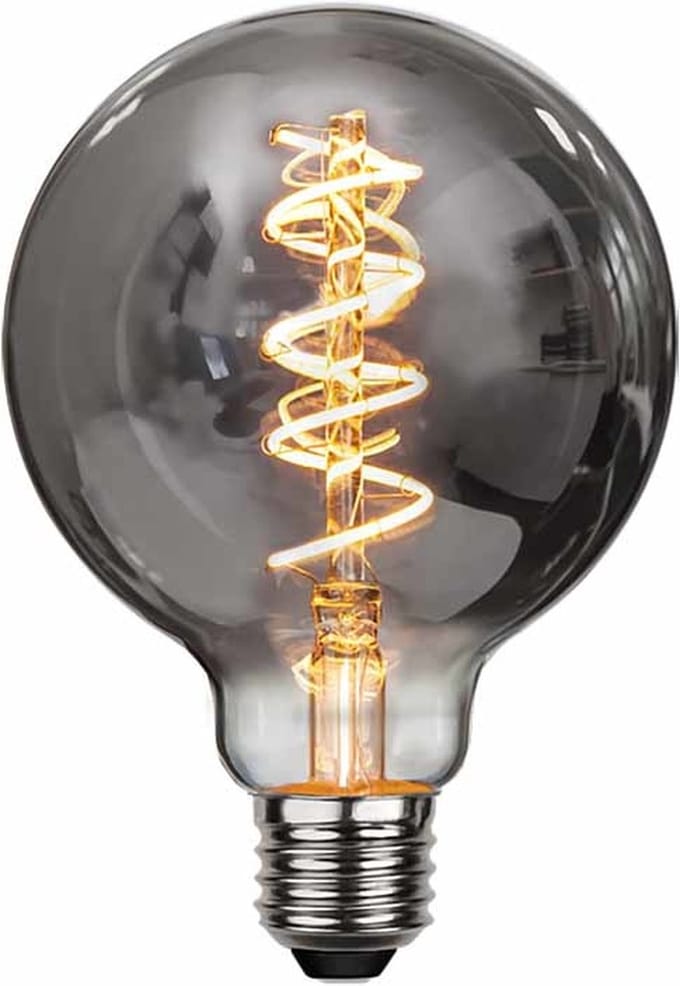 Highlight - Lamp LED G95 4W 100LM 2200K Dimbaar Rook