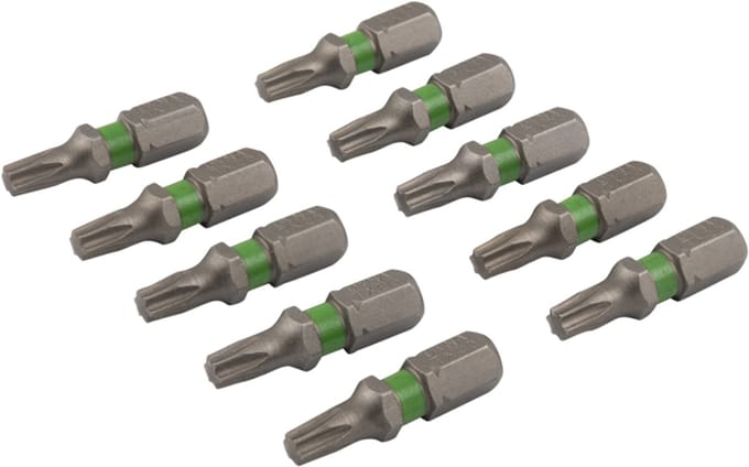 Dynaplus - Schroefbit - Torx 20 - 25mm - Groen (10 stuks)