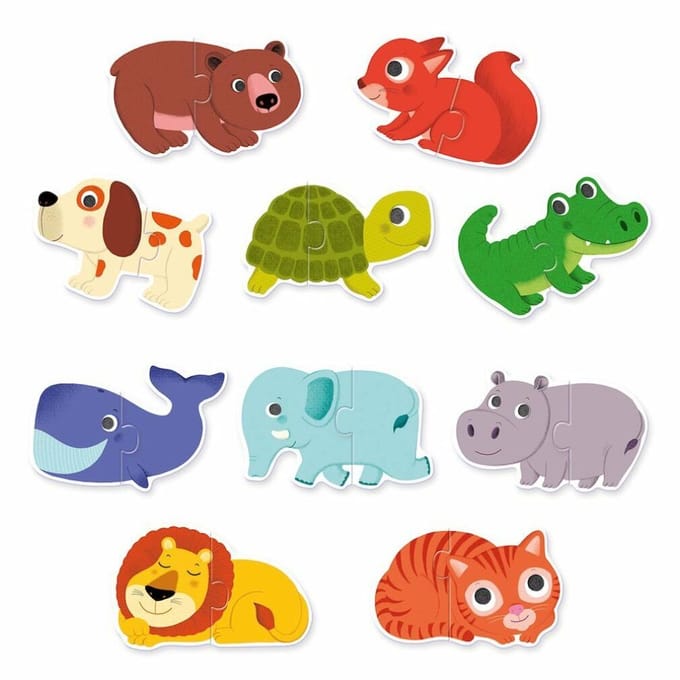 DJECO puzzel duo animals 2 jr+