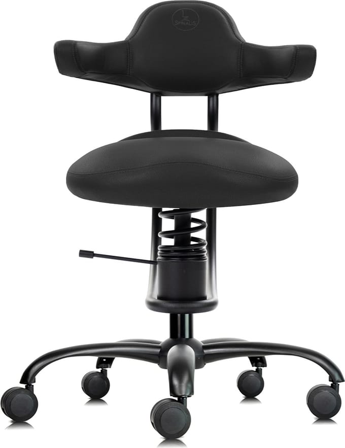 Spinalis ergonomische bureaustoel Explorer - Actieve ergonomische bureaustoel - ergonomisch - zwart - dynamisch zitvlak